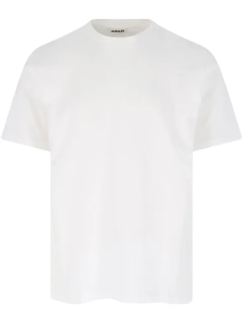 Auralee cotton t-shirt White A00P02GT