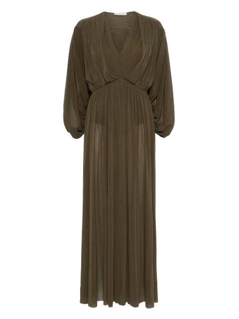 Philosophy Di Lorenzo Serafini V-neck maxi dress Green A04332118