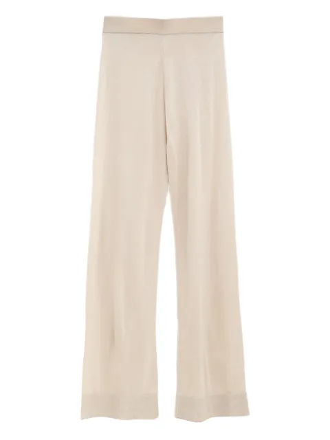 TOTEME knitted wide-leg trousers Neutrals 252WRB0258YA0151