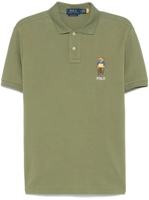 Polo Ralph Lauren piqué-weave polo shirt Green 710969633001