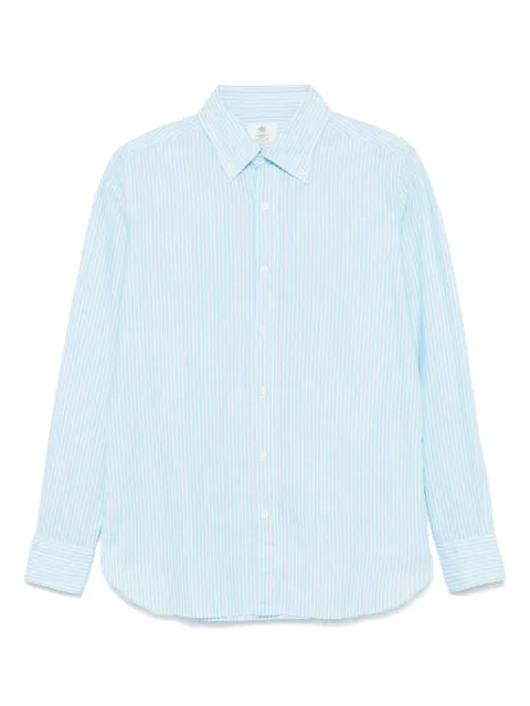 Luigi Borrelli striped shirt Blue SR1806