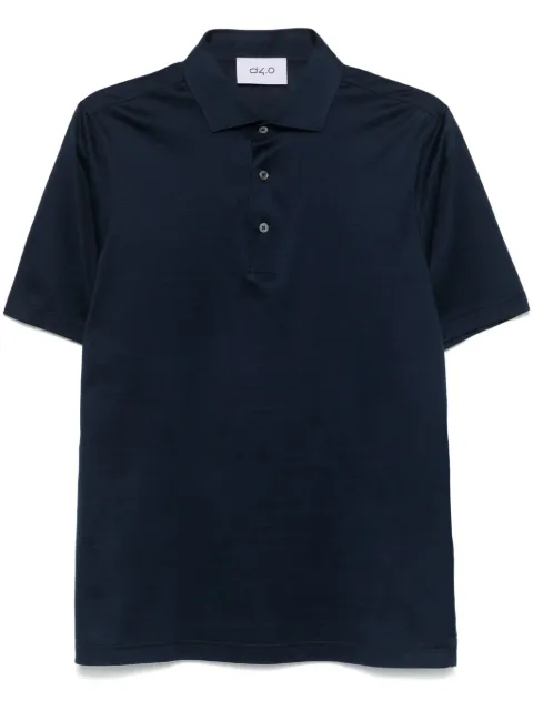 D4.0 cotton polo shirt Blue 6010374002