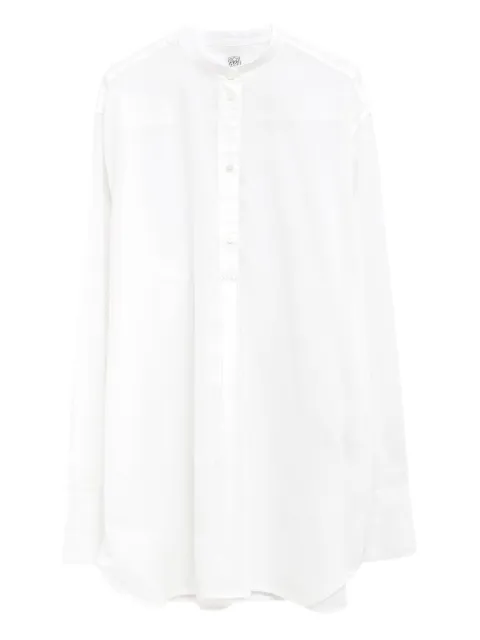 TOTEME long-sleeve button-up shirt White 252WRT0427FB0372047