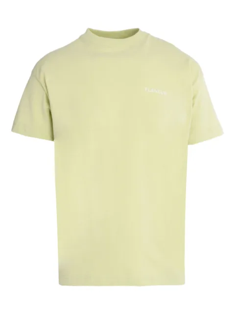 FLÂNEUR logo cotton T-shirt Yellow F15088