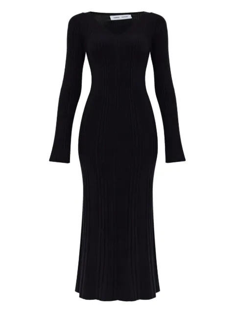 SAMSOE SAMSOE stretch dress Black F25100046