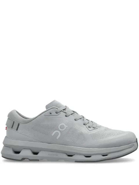 On logo-print trainers Grey 3MF10083295