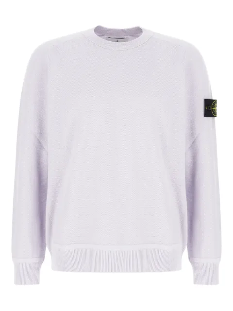 Stone Island Compass-badge sweatshirt Purple S155100036S00B5