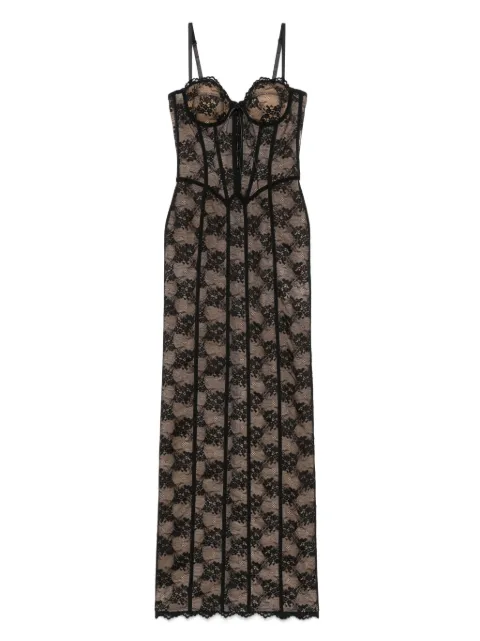 Giuseppe Di Morabito floral-lace gown Black 04SSLD13804419