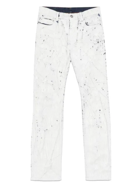 MM6 Maison Margiela cracked-effect jeans White SH2LA0018M30028