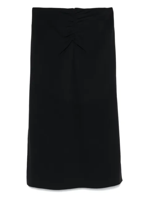 ETRO gathered midi skirt Black WRFA012499TUDH3