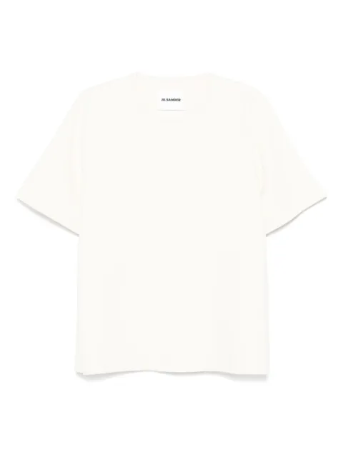 Jil Sander knitted T-shirt Neutrals J04GC0107J18208