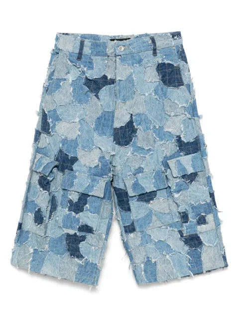 Who Decides War Boro denim cargo shorts Blue DENIMBOROCARGO