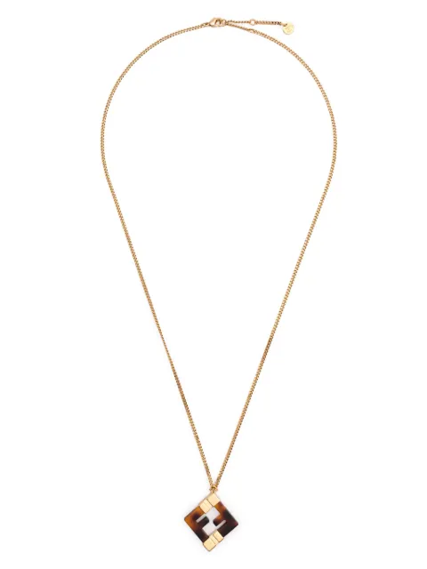 FENDI FF-pendant necklace Gold 8AK951ALI0
