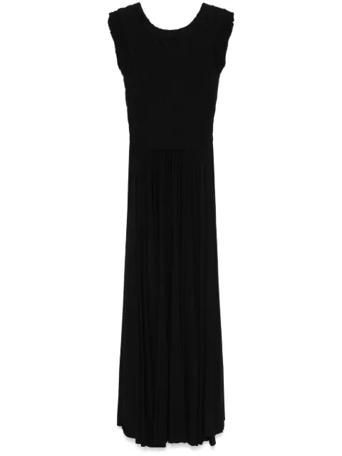 PNK ruched maxi dress Black RCRENL