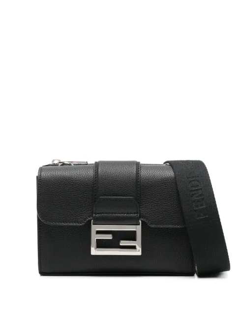 FENDI Double Baguette messenger bag Black 7VA649APDR