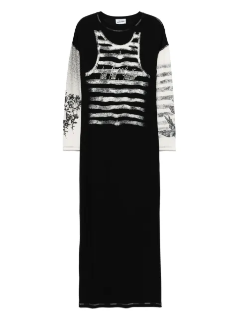 Jean Paul Gaultier Tattoo dress Black 2534FRO383IJ0890003