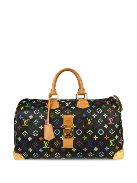 Louis Vuitton Pre-Owned x Takashi Murakami 2011 Monogram Speedy 40 handbag Black M93217