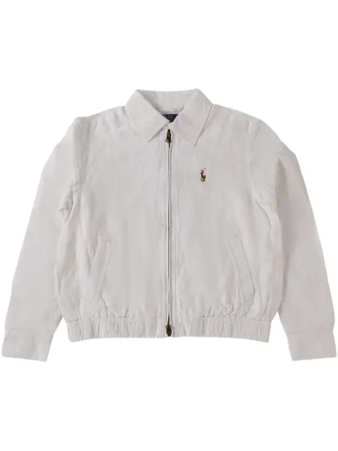 Polo Ralph Lauren logo bomber jacket White 211938915007
