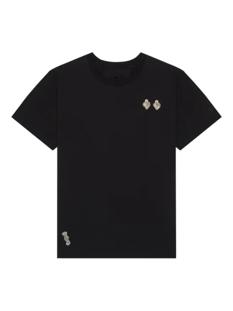 Givenchy heart-detail T-shirt Black BM71MG3YQQ