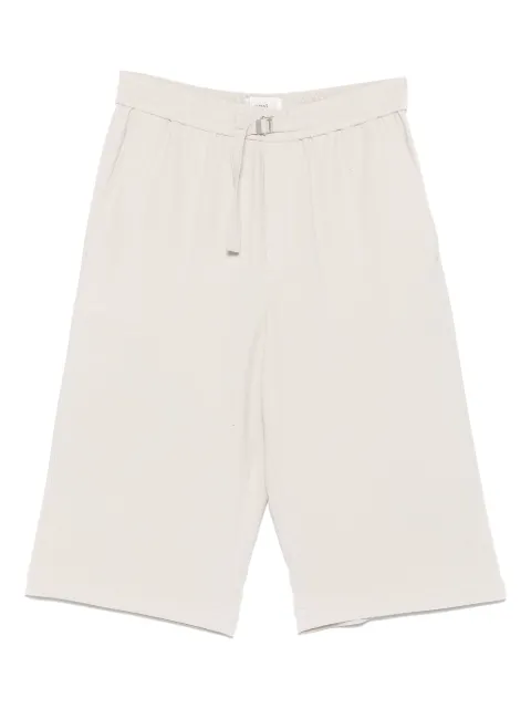AMI Paris logo-plaque shorts Neutrals HS0310CO0106