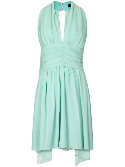 LIU JO draped mini dress Green CA5302TS869