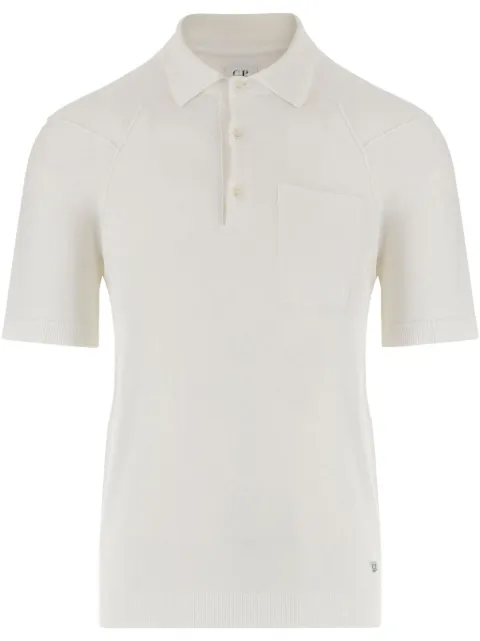 C.P. Company cotton polo shirt White 18CMKN073A004037A