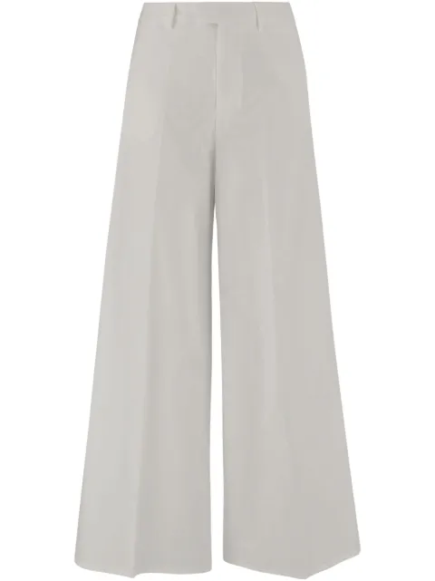 Berwich wide-leg trousers White TECH01