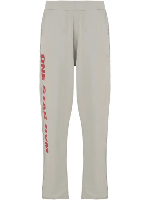 44 LABEL GROUP cotton track pants White B0030581FA583