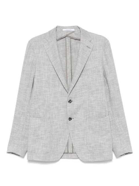 Tagliatore interwoven blazer Grey 1SMC22KPEC90057U