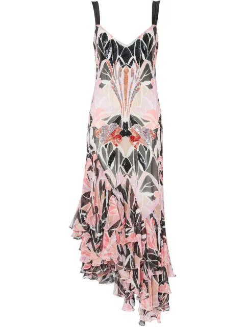Temperley London Alani Ruffle dress Pink 25SSLNI54767