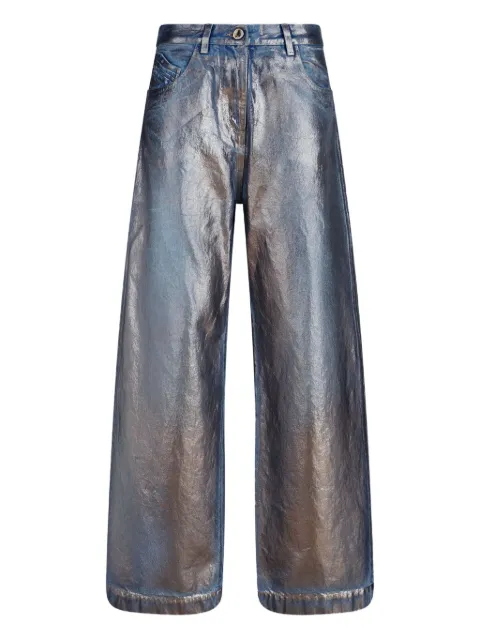 The Attico belt-loops jeans Silver 251WCP00276DDD111SS