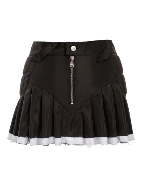 Natasha Zinko pleated mini skirt Black PF25NZ31001