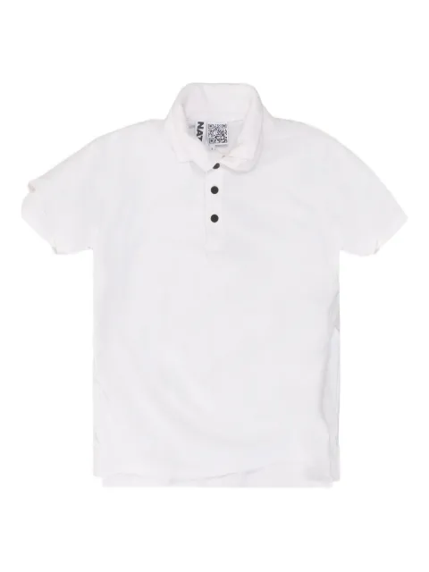 Natasha Zinko logo-embroidered polo top White PF25NZ20906