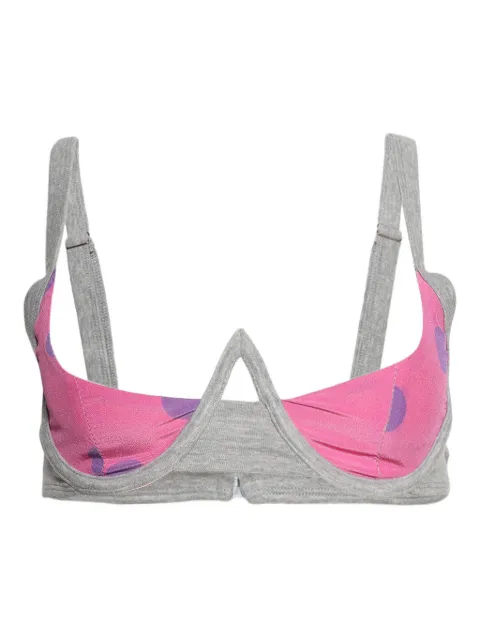 Natasha Zinko scoop-neck bra Grey PF25NZ2140905