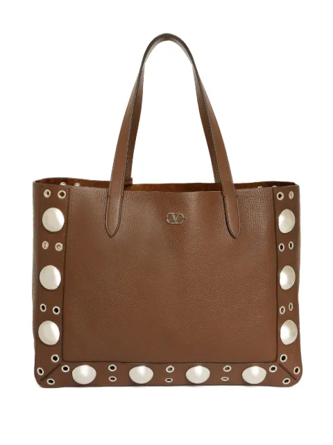 Valentino Garavani leather tote bag Brown WB0R79MJL
