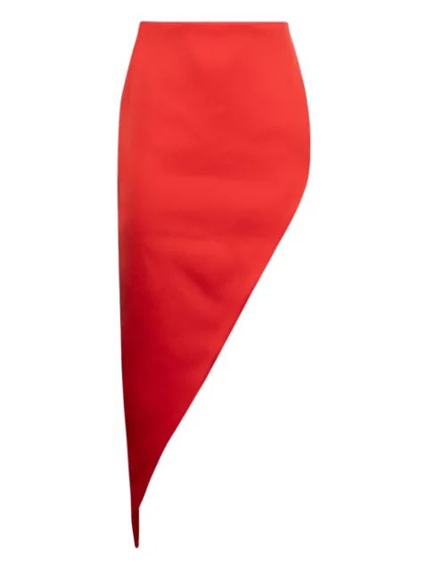 David Koma asymmetric skirt Red PF25DK04S