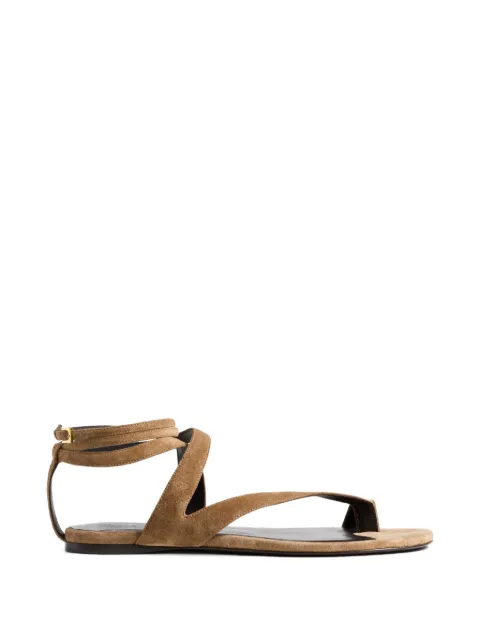 KHAITE Aimee ankle-wrap sandals Neutrals F3088726461