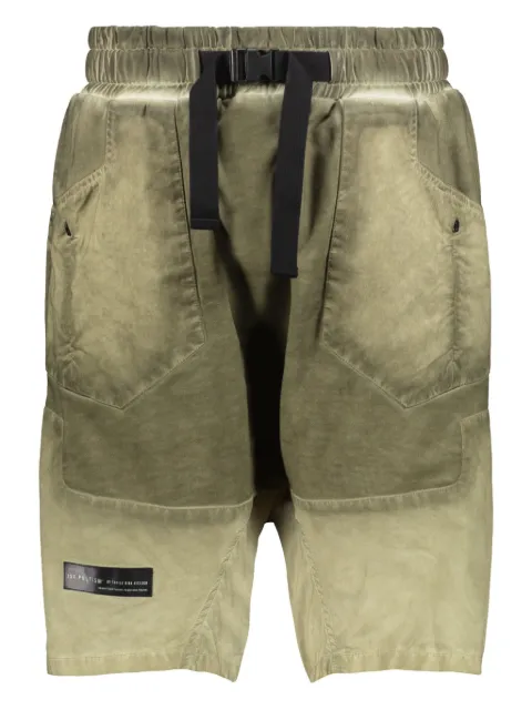 ISO.POETISM panelled shorts Green SH13PATHOLOFFCO3GFWCOM3G2