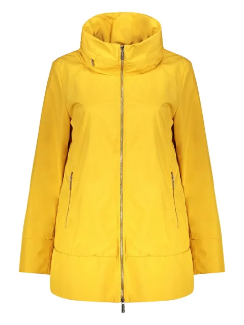 Moorer waterproof hooded coat Yellow TAORMINASTP