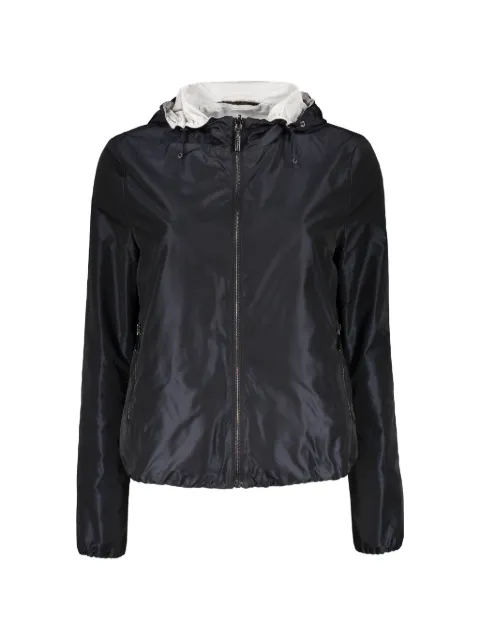 Moorer hooded lightweight jacket Blue TESSOK9