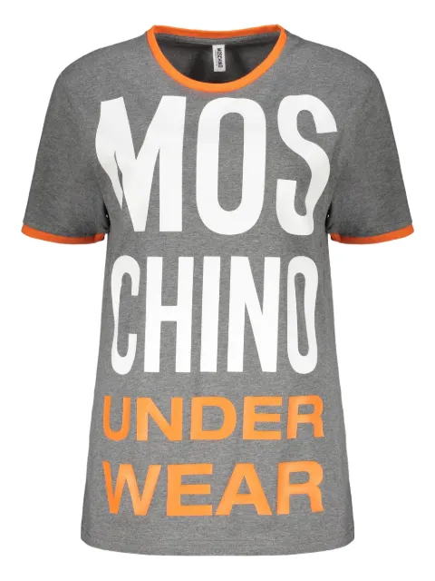Moschino stretch-cotton t-shirt Grey T19118119