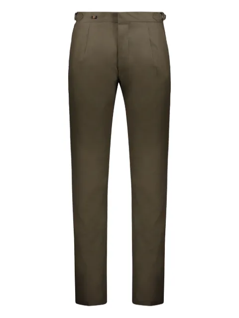 Moorer pleated trousers Green RAPETTIFSA