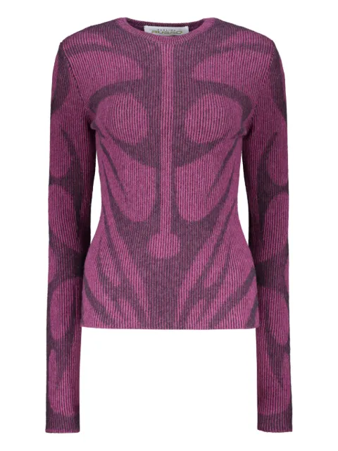 Paolina Russo virgin wool sweater Purple PRFW22TO02514933
