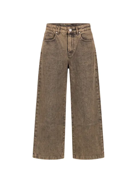 Moorer acid-wash wide-leg jeans Neutrals ZAIRA120T