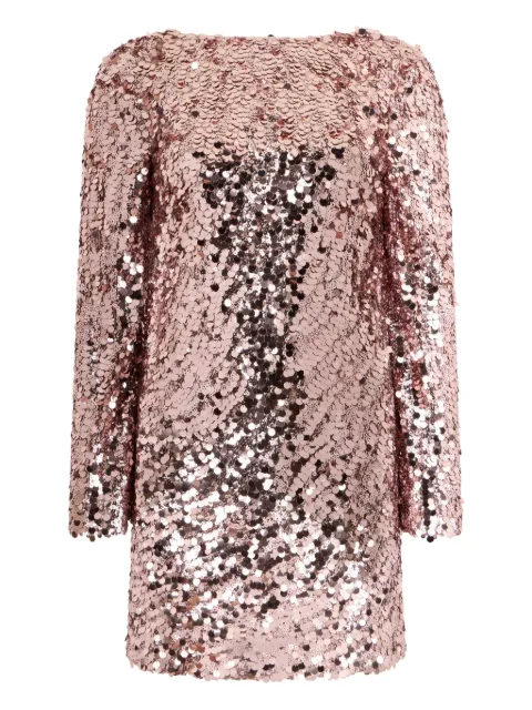 Valentino Garavani sequin-embellished mini dress Pink BVAWY01ED
