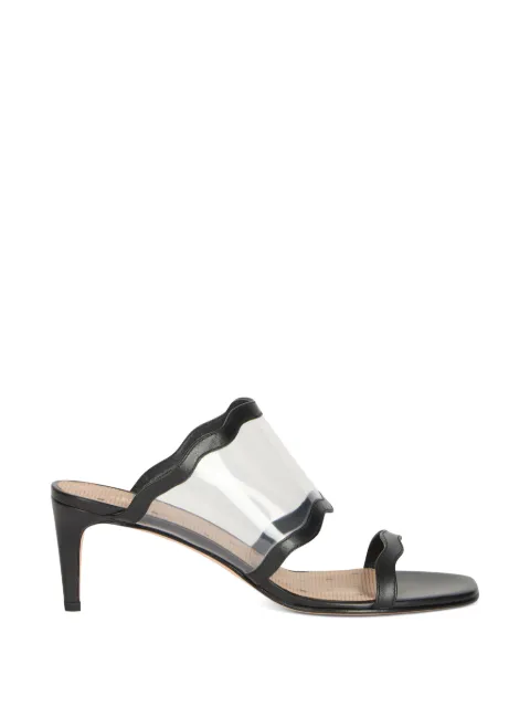 RED(V) slip-on-style sandals Black QS0F02SIA