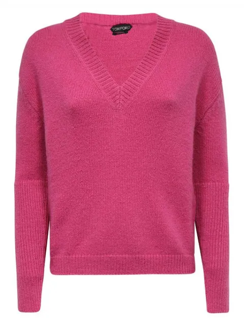 TOM FORD V-neck sweater Pink MAK1263YAX587