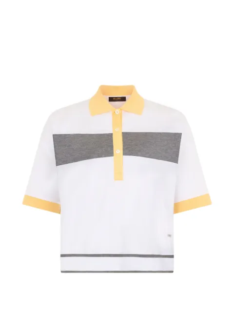 Moorer striped polo shirt White IUBAJEU
