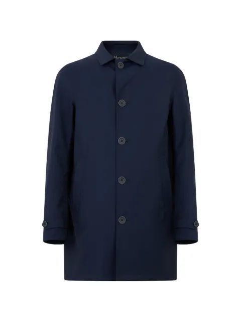 Herno single-breasted rain coat Blue IM000295U33335