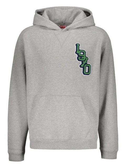 Kenzo cotton hoodie Grey FC65SW436CMJ